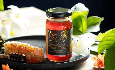 himalayan wild honey from honey and spice