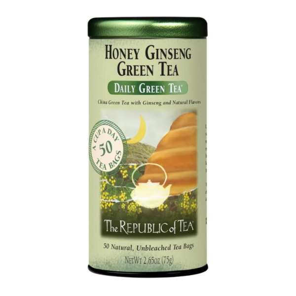 Honey Ginseng Green Tea Bags